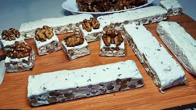 طريقة تحضير حلوى الجوزية القسنطينية بمقادير مضبوطة