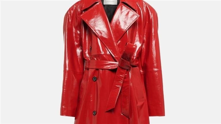 معطف الخندق الجلدي: موضة دافئة وجذابة