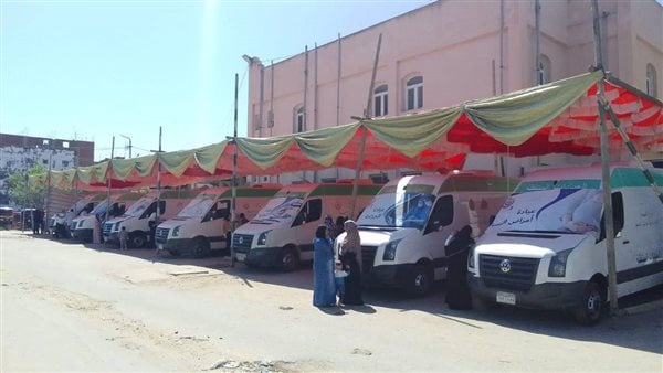 تضمنت فحص 1601 حالة.. قافلة طبية على يومين شرقي الإسكندرية