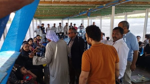 حملات تفتيشية على المعديات النيلية بالمنيا للتأكد من الالتزام بالحمولة المقررة