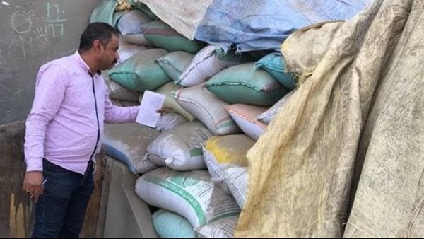 ضبط 75 طنا من القمح تم تهريبها لاستخدامها في صناعة الأعلاف