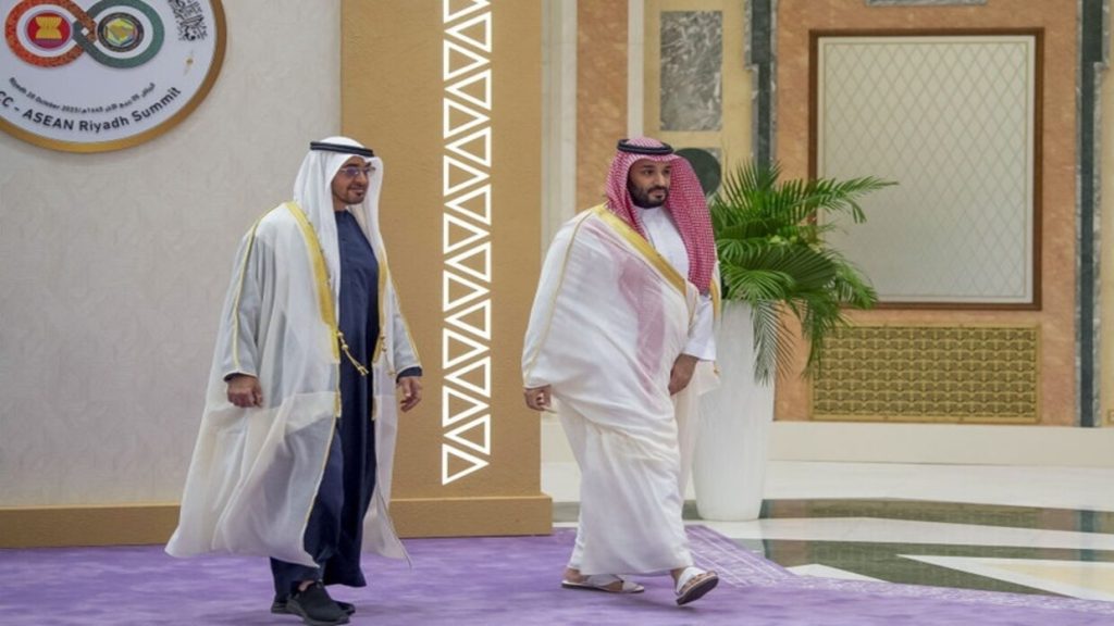 الرئيس الإماراتي وولي العهد السعودي يؤكدان: “حل الدولتين” أفضل ضمان لاستقرار الشرق الأوسط