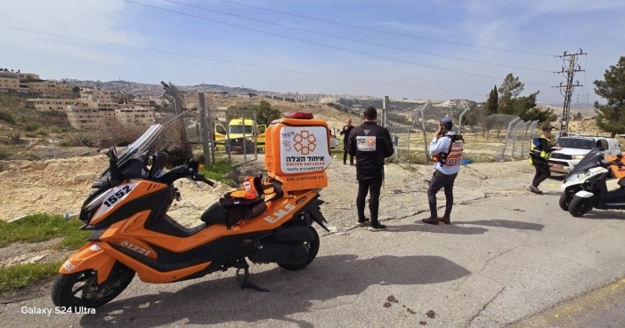 إصابة سائق فلسطيني برصاص الاحتلال قرب معاليه ادوميم بزعم دهس شرطي