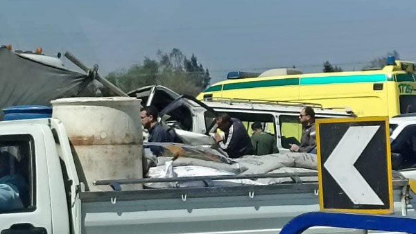 مصرع شخص وإصابة 5 آخرين في حادث تصادم بطريق طنطاـ المحلة مصرع شخص وإصابة 5 آخرين في حادث تصادم بطريق طنطاـ المحلة