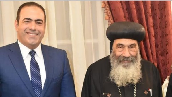 رئيس شباب النواب يهنئ مطران بورسعيد وتوابعها بعيد القيامة المجيد