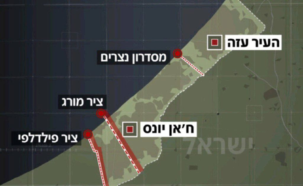 تقرير: أجهزة الأمن الإسرائيلية “فوجئت” بإعلان نتنياهو بشأن محور “فيلادلفي الثاني”