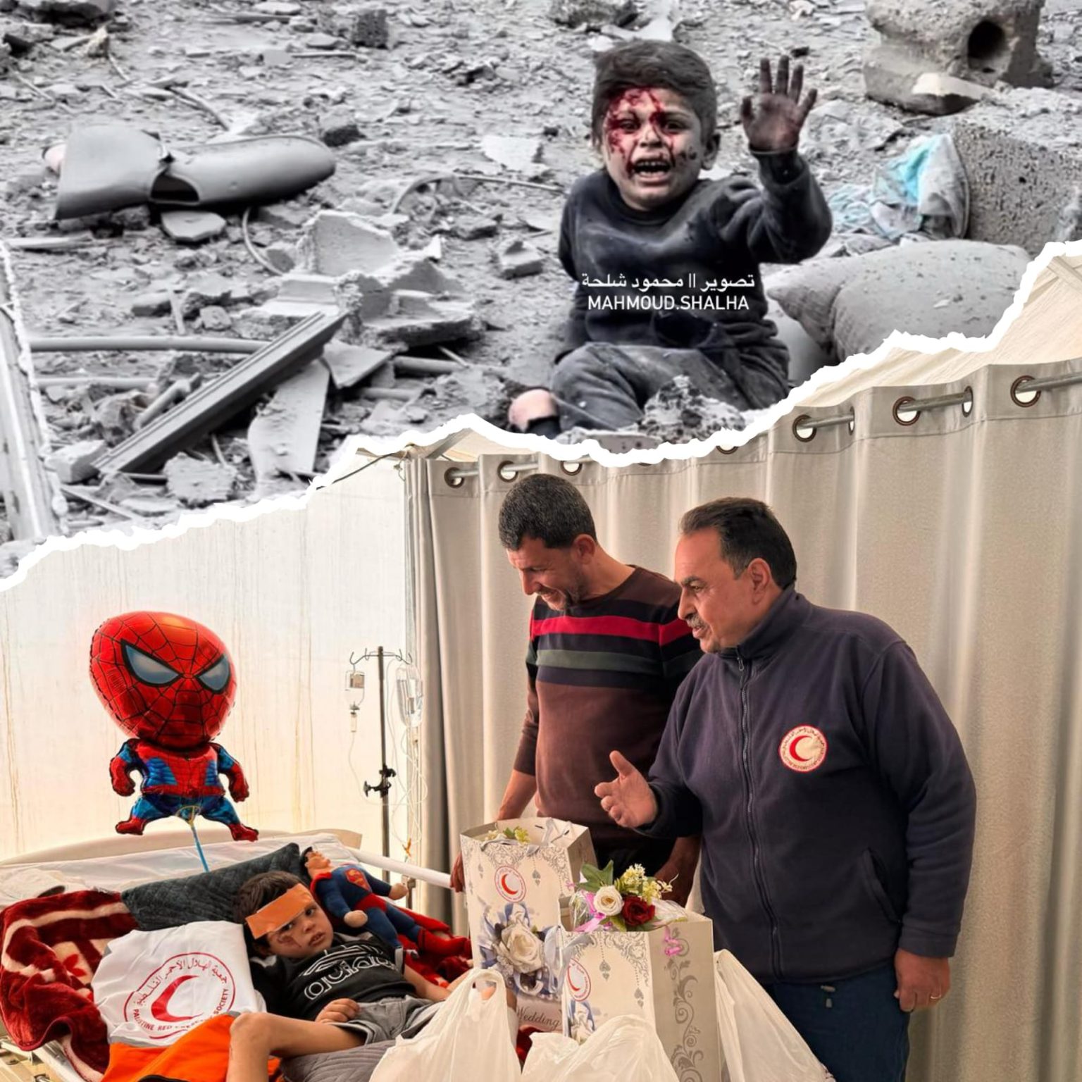 الهلال الأحمر الفلسطيني ينقذ أيقونة الحياة: علي فرج يتحدى الموت