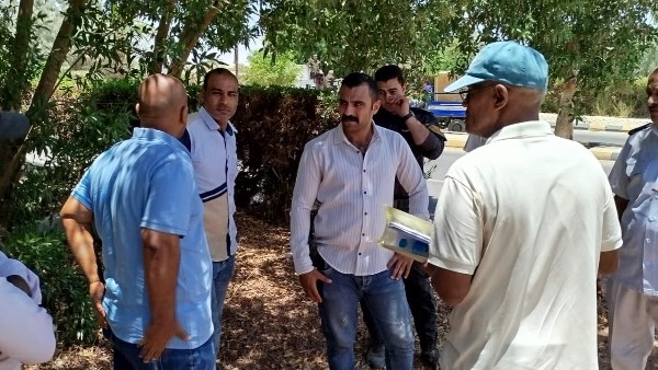 السكرتير المساعد بالأقصر يقود حملة مكبرة لإزالة التعديات بمدينة الزينية