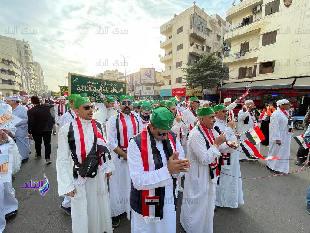 بمشاركة الآلاف.. الطرق الصوفية تنظم موكبا حاشدا احتفالا بالمولد النبوي .. غدًا