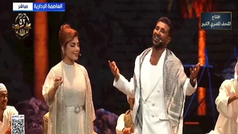 آمال ماهر وحمزة نمرة وسعد وأصالة في احتفالية “وطن السلام” بحضور السيسي