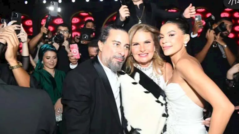 بحضور نجوم الفن.. زفاف هادي الباجوري والفنانة هايدي خالد