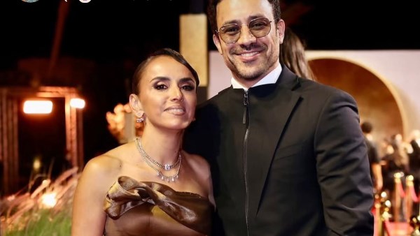 علا رشدي تخطف الأنظار برفقة زوجها أحمد داوود بمهرجان الجونة