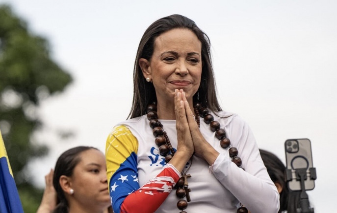 نوبل تذهب لزعيمة المعارضة بفنزويلا