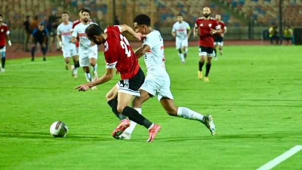 طلائع الجيش يسجل هدف أول في شباك الزمالك برأسية محمد عاطف