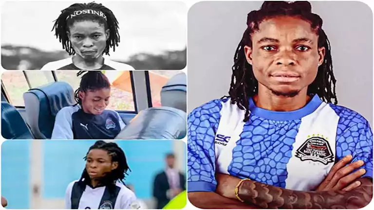 ظهرت بلحية.. قصة لاعبة أثارت الجدل في من دوري أبطال أفريقيا للسيدات