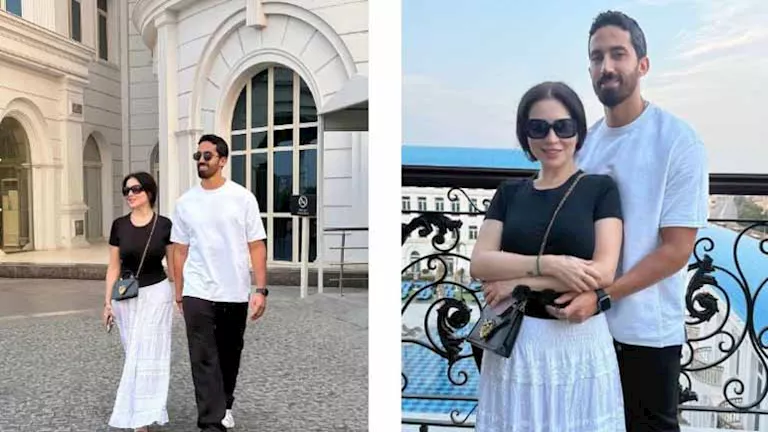 كيف علق نجوم الفن على صور مي عز الدين مع زوجها في شهر العسل؟
