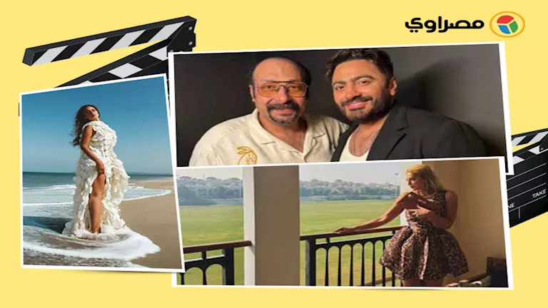 هنا الزاهد أنيقة ونيللي كريم بفستان جريء على البحر.. 10 لقطات لنجوم ال