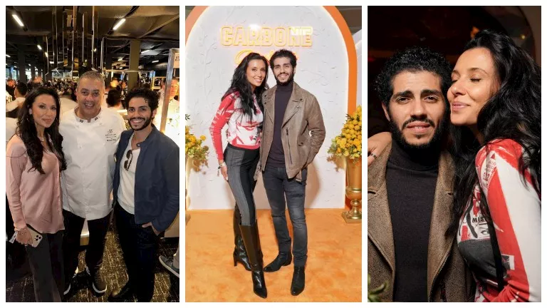 مينا مسعود وإميلي شاه يخطفان الأنظار في لاس فيجاس