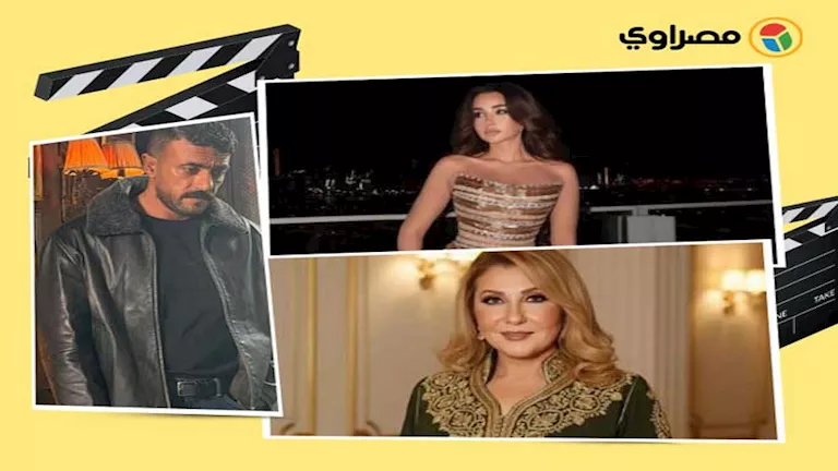 هنا الزاهد بفستان ذهبي وغادة عبدالرازق جريئة..لقطات نجوم الفن خلال 24