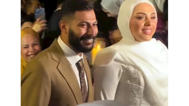 عقد قران ابنة محمد هنيدي