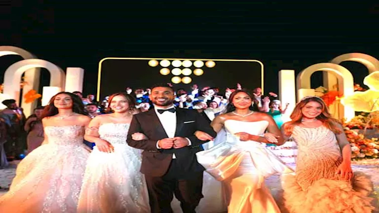 “عملت شرع ربنا” | أحمد سعد يثير الجدل بحفل زفاف وسط 4 عرائس.. ما القصة