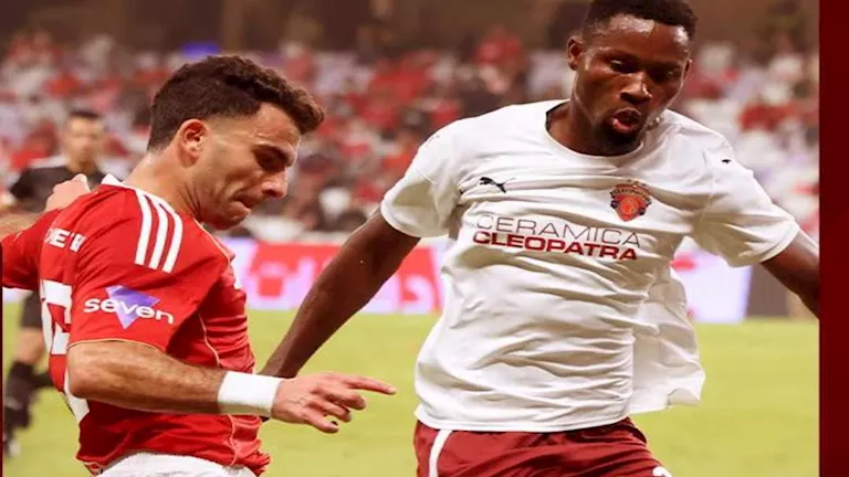 أهداف مباراة الأهلي وسيراميكا والقنوات الناقلة