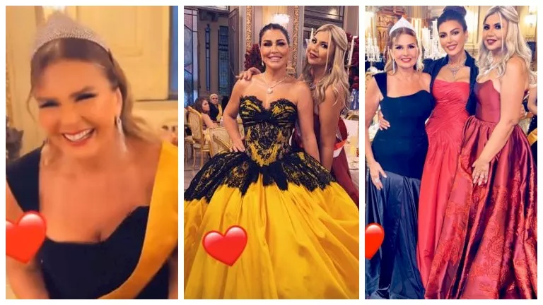 بالصور- يسرا بالأسود وريهام حجاج بالأحمر.. نجمات الفن في قصر عابدين