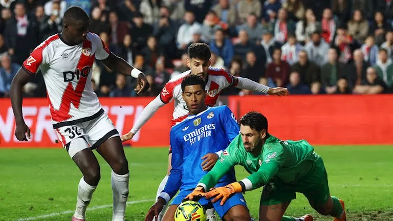 ريال مدريد يسقط في فخ التعادل أمام رايو فاييكانو بالدوري الإسباني