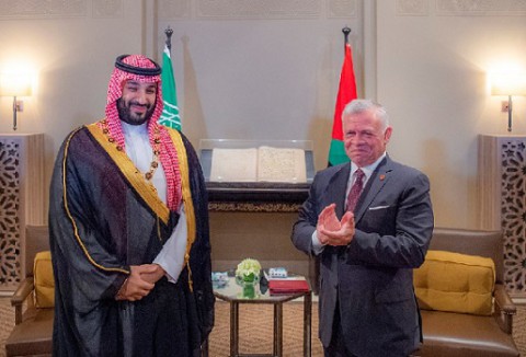 ملك الأردن وولي العهد السعودي يبحثان استعادة استقرار المنطقة والتنسيق المشترك
