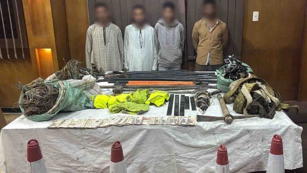 سرقوا كابلات الإنترنت بسوهاج.. تشكيل عصابي يواجه الحبس سنتين بالقانون