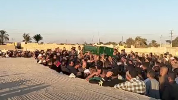 تشييع جثامين ضحايا حادث تصادم سيارة إسماعيل الليثي في أسيوط.. صور