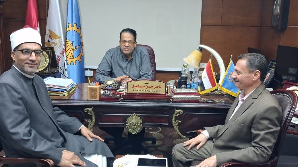 وكيل التعليم بالغربية يستقبل مدير الدعوة بمنطقة وعظ الأزهر بطنطا لتنسيق العمل