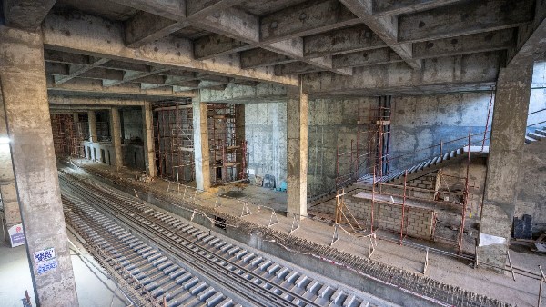 شاهد أحدث الصور لأعمال المرحلة الأولى من الخط الرابع لمترو الأنفاق