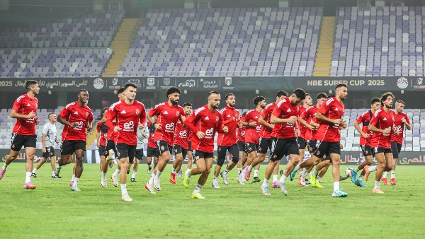 الأهلي يختتم استعداداته لمواجهة سيراميكا كليوباترا