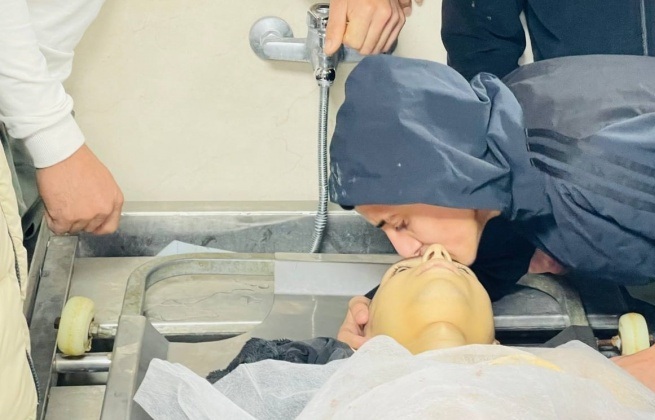 تشييع جثمان الشهيد موسى في مخيم عسكر للاجئين