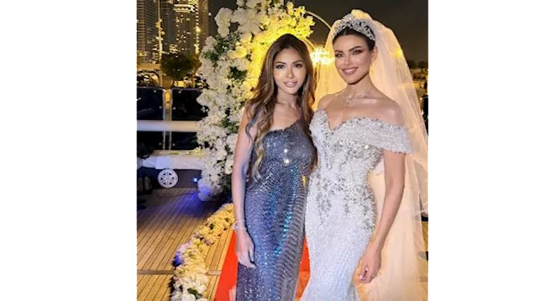 بالفستان الأبيض.. دارين حداد تحتفل بزفافها في حفل عائلي