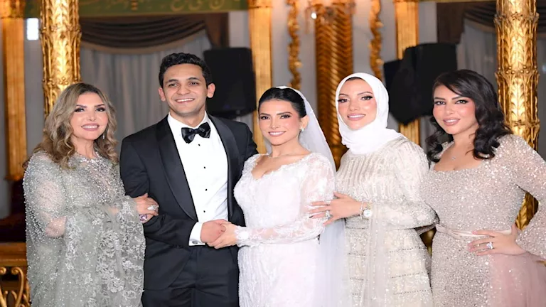 15 صورة لـ نجوم في حفل زفاف ابنة نادية مصطفى وأركان فؤاد