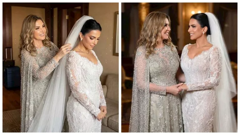 نادية مصطفى تنشر صور من حفل زفاف ابنتها