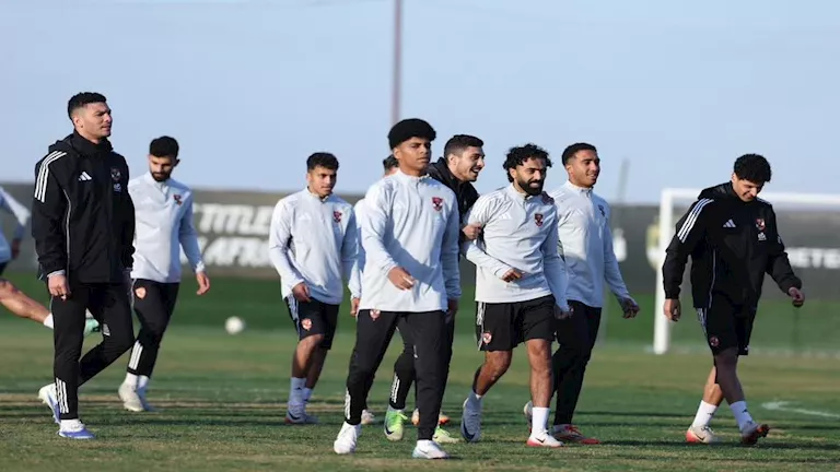 15 صورة لمران الأهلي استعدادا لمواجهة سيراميكا كليوباترا