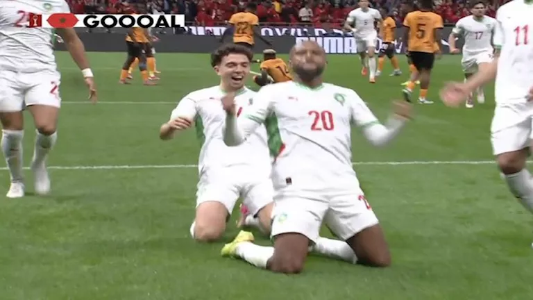 فيديو هدف أيوب الكعبي في مرمى زامبيا بكأس الأمم الأفريقية