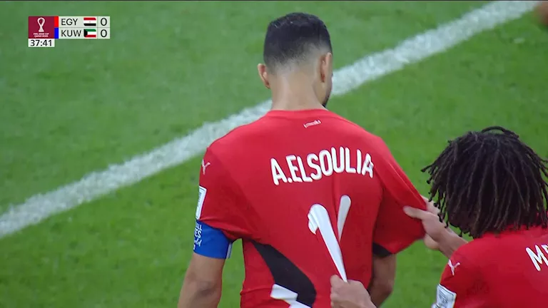 السولية يهدر أول ركلة جزاء في كأس العرب بمباراة مصر والكويت (فيديو)