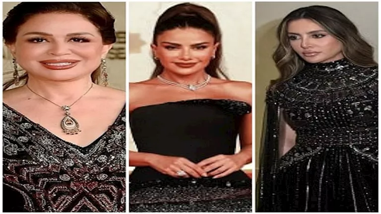 إطلالات ساحرة للنجمات بالأسود في مهرجان البحر الأحمر