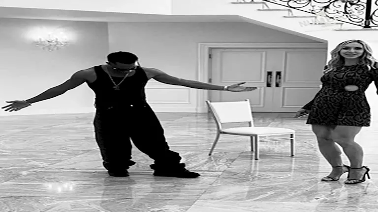 محمد رمضان في كواليس أغنيته الجديدة مع لارا ترامب