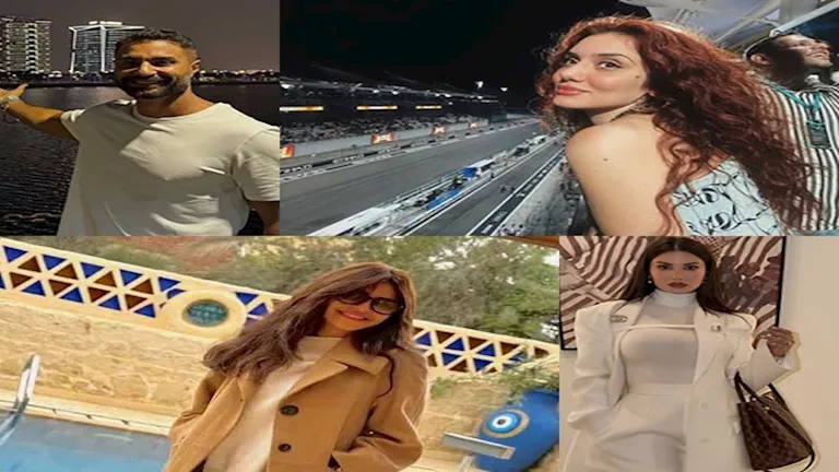 جيهان الشماشرجي بإطلالة جريئة ومنة فضالي أمام حمام السباحة ..لقطات لنج