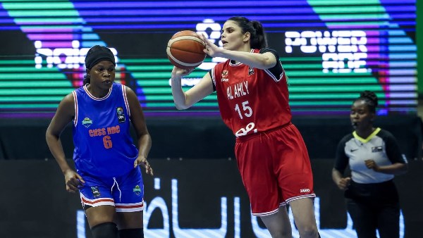 بطولة أفريقيا لسيدات السلة| الأهلي يفهزم سي إن إس إس الكونغولي 9855 ويتأهل لنصف النهائي