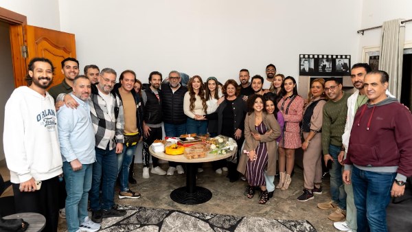 صناع مسلسل “أنا وهو وهو” في البروفات الأخيرة قيل بدء التصوير