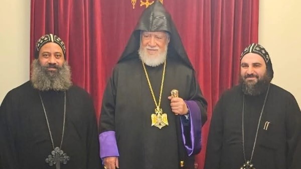 مشاركة الكنيسة القبطية في قبرص في احتفال الكنيسة الأرمنية بمرور 38 سنة على حبرية قداسة الكاثوليكوس