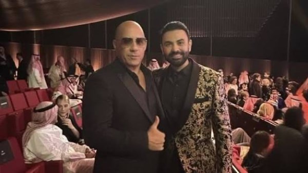 محمد كريم برفقة فان ديزل في مهرجان البحر الأحمر أيقونة هوليوود