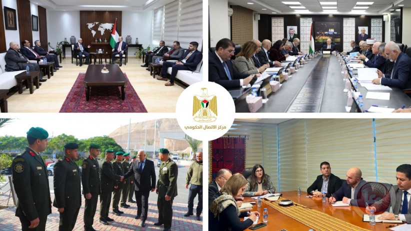 فلسطين : أهم التدخلات التنموية والإصلاحية التي نفذتها الحكومة الأسبوع الماضي