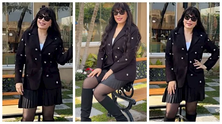 عبير صبري تنشر صورًا جديدة من كواليس مسلسل “البخت”